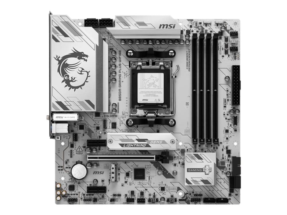MSI B850M GAMING PLUS WIFI6E, AMD, Pistoke AM5, AMD Ryzen 7000 Series, AMD Ryzen 8000 Series, AMD Ryzen 9000 Series, Pistoke AM5, DDR5-SDRAM, 256 GB
