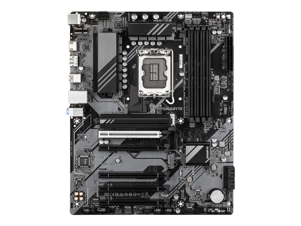 GIGABYTE B760 DS3H GEN5, Intel, LGA 1700, Intel® Celeron®, Intel Core i3 12th Gen, Intel Core i3 13th Gen, Intel Core i3 14th Gen, Intel..., LGA 1700, DDR5-SDRAM, 256 GB