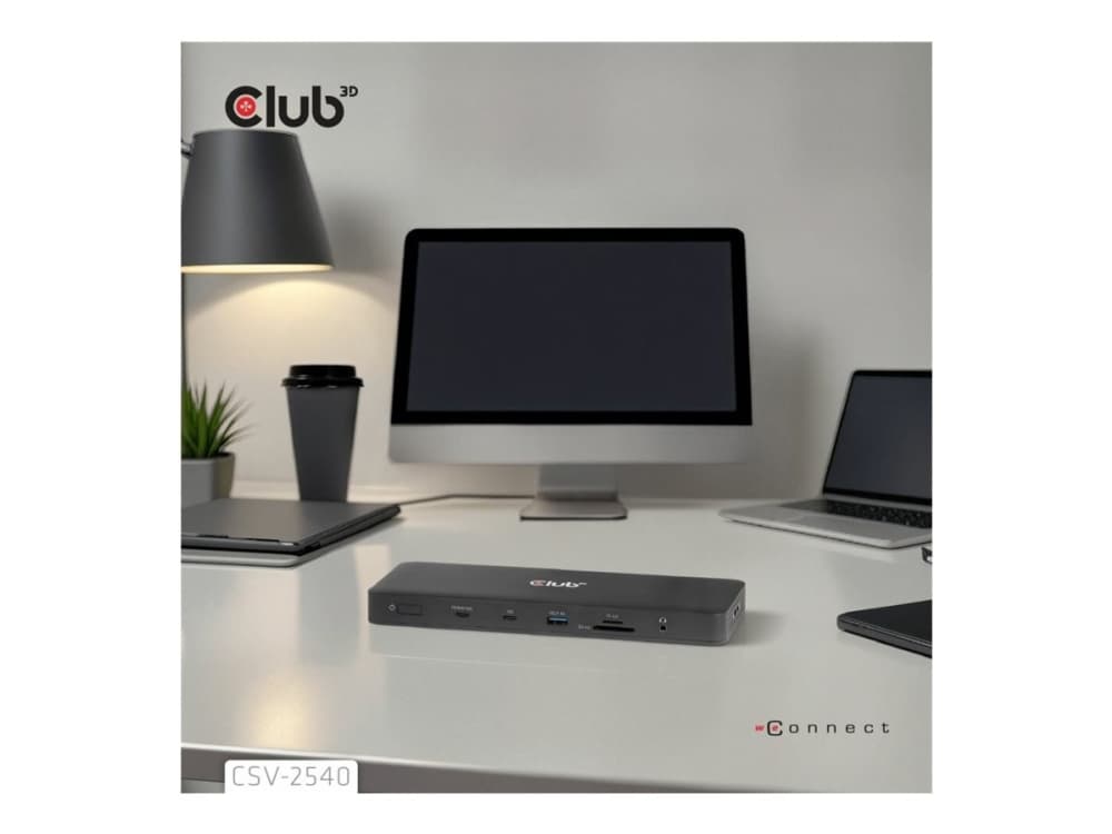 Club 3D 14-1 USB-C Quad Display -telakointiasema