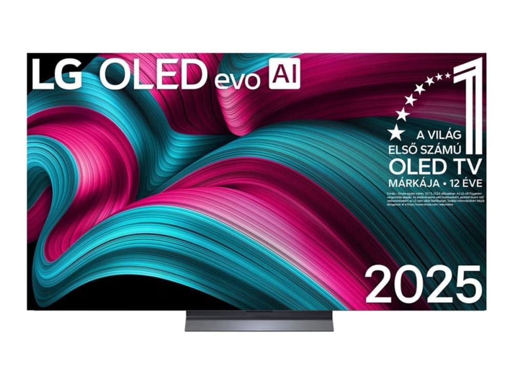LG OLED evo AI OLED65C51LA, 165,1 cm (65), 3840 x 2160 pikseliä, OLED evo, Älytelevisio, Wi-Fi, musta
