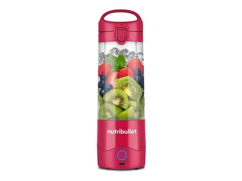 NutriBullet NBP003MA, Kannettava blenderi, 0,475 L, Syke-toiminto, 0,5 m, Magenta, Purppura