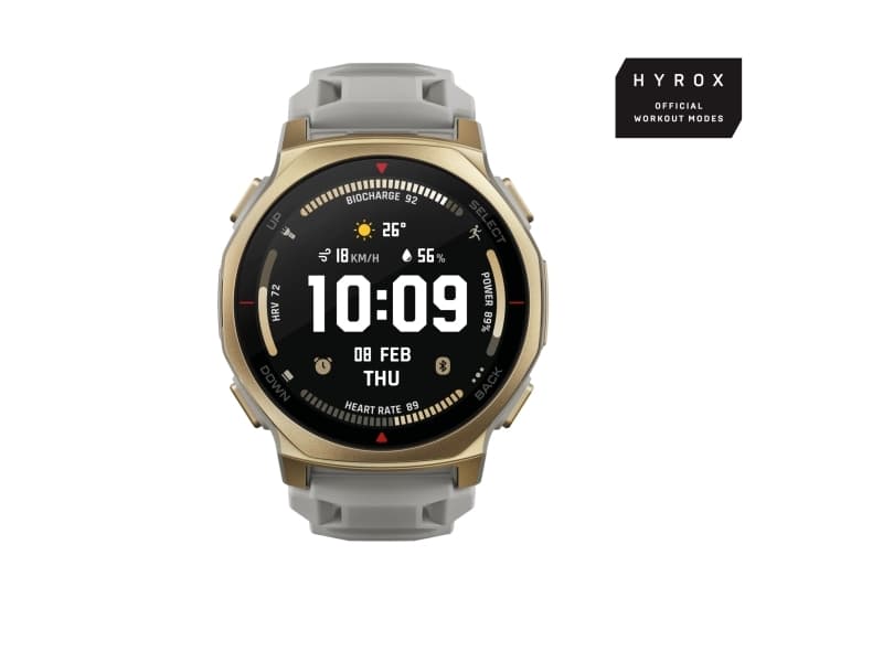 Amazfit T-rex 3 Pro, 3,35 cm (1.32), AMOLED, Kosketusnäyttö, 16 GB, GPS (satelliitti), 46,8 g