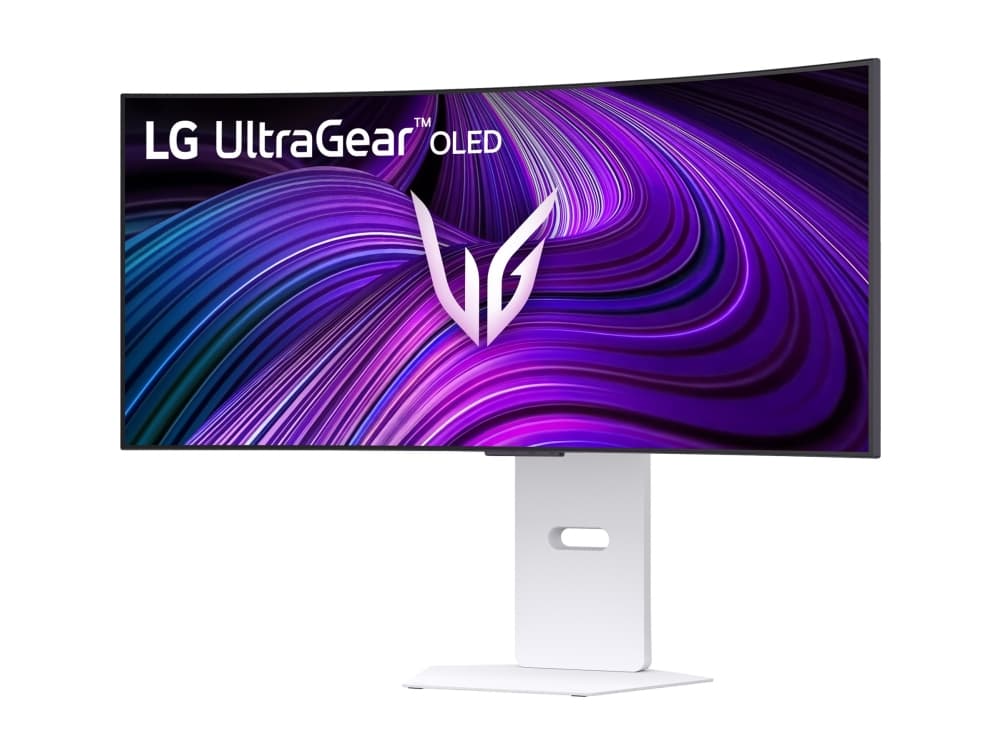 LG 34GX90SA-W, 86,4 cm (34), 3440 x 1440 pikseliä, Wide Quad HD, OLED, 1 ms, Valkoinen