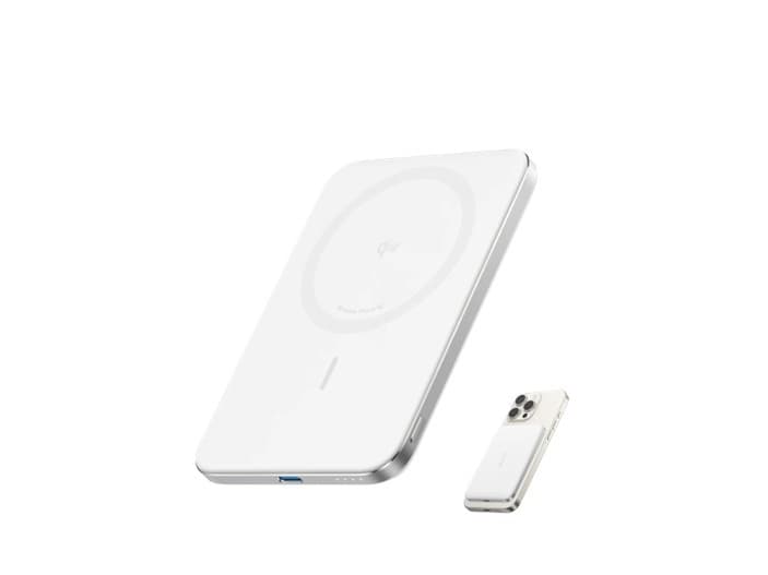 Anker MagGo - Langaton tehopankki - 5000 mAh - 20 Watt - 3 A (24-nastainen USB-C, langaton lataus) - kaapelissa: USB-C - musta