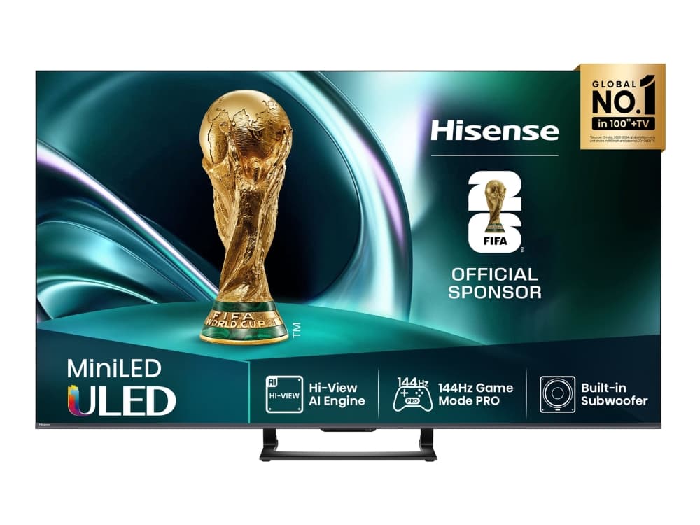 Hisense 55U7Q, 139,7 cm (55), 3840 x 2160 pikseliä, ULED, Älytelevisio, Wi-Fi, musta