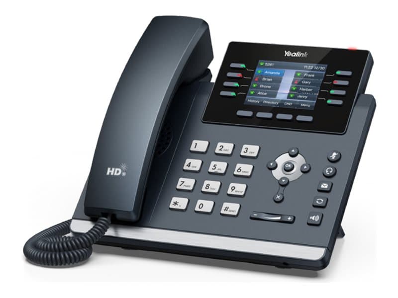 VoIP-puhelin, jossa on soittajan tunnus