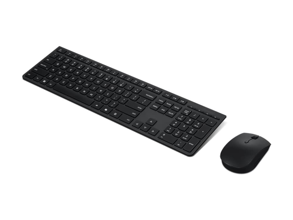Lenovo 4X31R64323, Täysikokoinen (100 %), Langaton, RF Wireless + Bluetooth, Näppäimen saksikytkin, musta, Sisältää hiiren