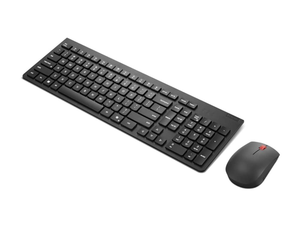 Lenovo 4X31R64462, Täysikokoinen (100 %), Langaton, RF Wireless + Bluetooth, Näppäimen saksikytkin, musta, Sisältää hiiren