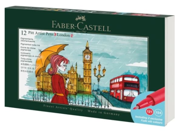 Faber-Castell Pitt Artist, 12 kpl, Pahvilaatikko