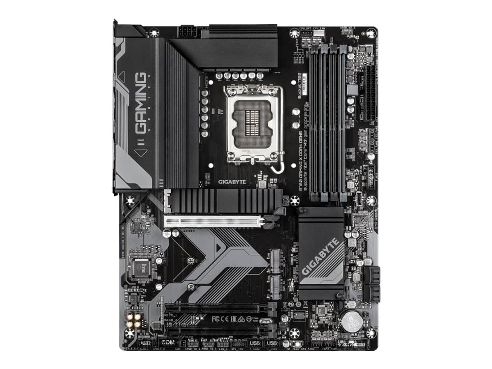 GIGABYTE B760 GAMING X DDR4 GEN5, Intel, LGA 1700, Intel® Celeron®, Intel Core i3 12th Gen, Intel Core i3 13th Gen, Intel Core i3 14th Gen, Intel..., LGA 1700, 128 GB, DDR4-SDRAM