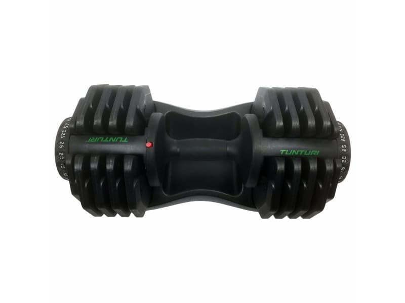 Tunturi 14TUSCL383, Säädettävä käsipaino, musta, 25 kg, 42,5 cm, 1 kpl
