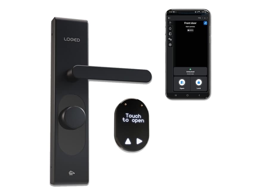 Shelly LOQED Touch Smart Lock Black Edition - Älykäs ovenlukko