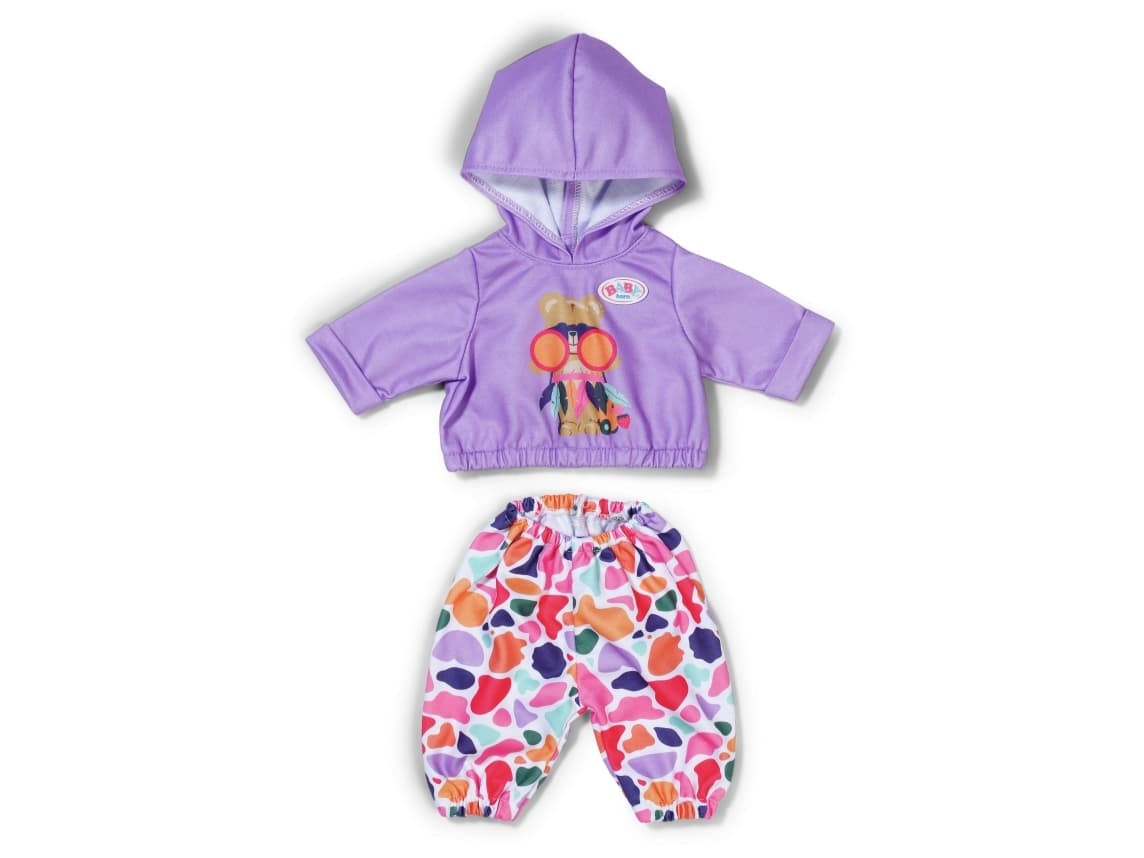 BABY born Hoodie Outfit 43cm, Nuken vaatesetti, 3 vuosi/vuosia