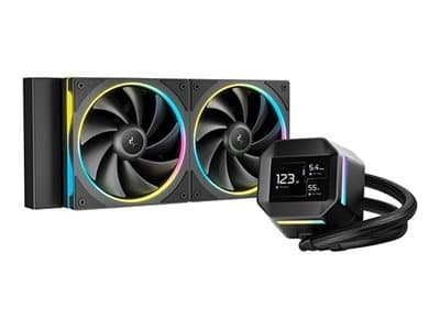 DeepCool LM240, Nestejäähdytyspakkaus, 12 cm, musta