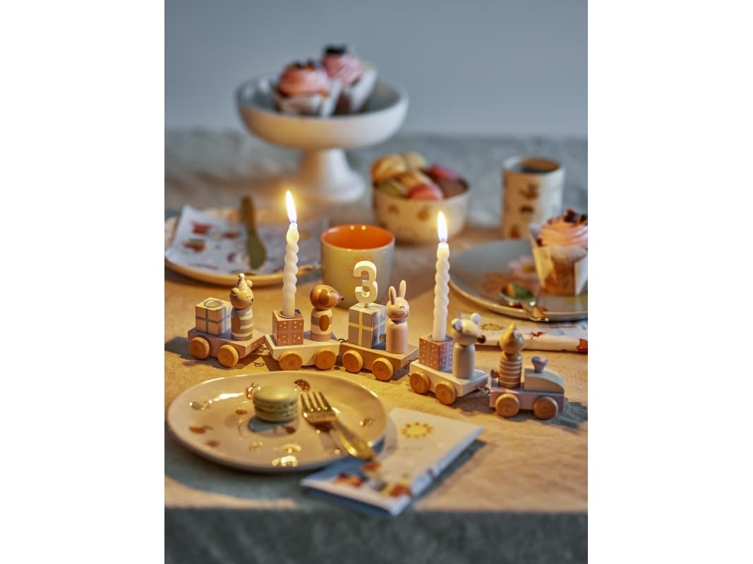 BLOOMINGVILLE MINI Junaid Syntymäpäiväkoriste, Monivärinen, FSC®100%, MDF
