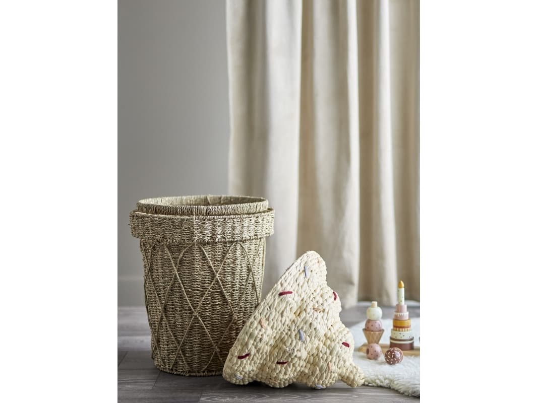 BLOOMINGVILLE MINI Cillie kori kannella, Luonnollinen, vesihyasintti