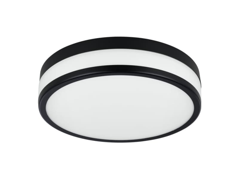 EGLO LED PALERMO KATTO Ø295 MUSTA/VALKOINEN