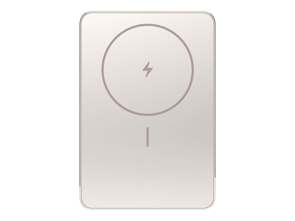 Xiaomi Super Slim Magnetic Power Bank 5000, 5000 mAh, Litiumioni (Li-Ion), Langaton lataaminen, 3,87 V, Hiekka