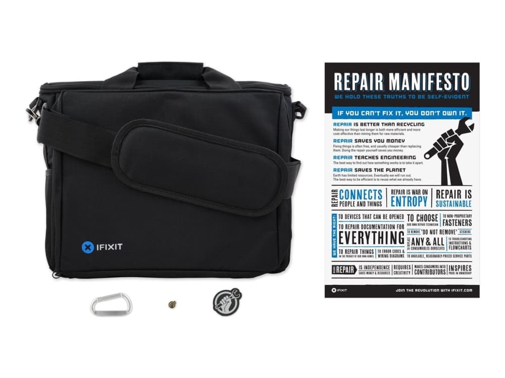 iFixit IF145-461-1, Työkalulaatikko, Kangas, Polyesteri, musta, 1 kpl