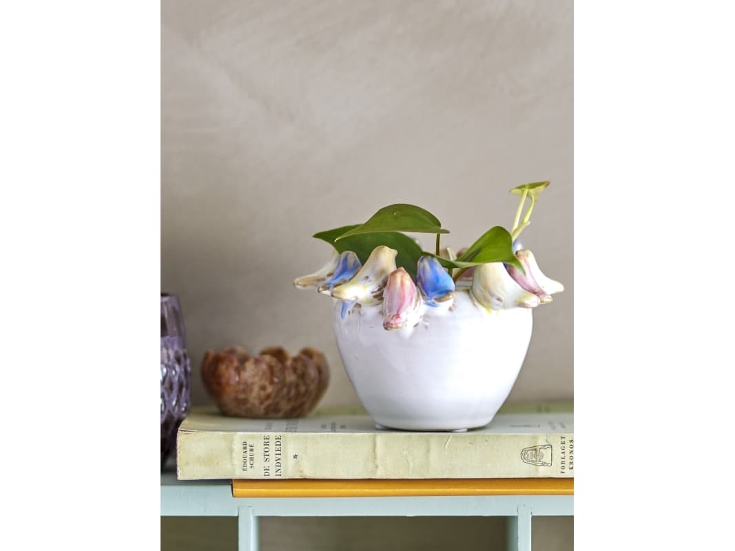 CREATIVE COLLECTION Eanna Kukkaruukku-istutin, monivärinen, kivitavaraa