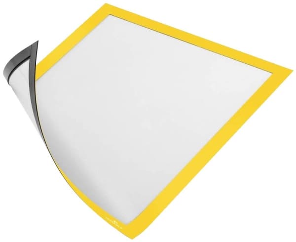 Kestävä 486904 Infokehys, magneettinen Keltainen (S x K) 236 mm x 323 mm A4