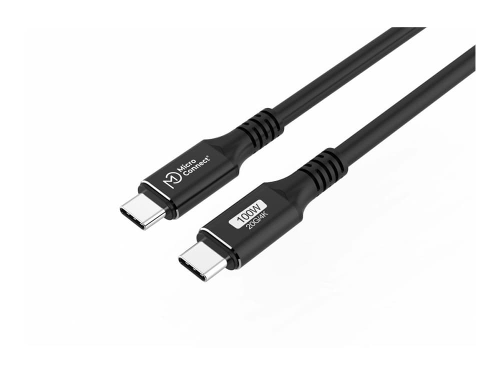 Microconnect USB3.2CC01.5, 0,15 m, USB C, USB C, USB 3.2 Gen 2x2, musta