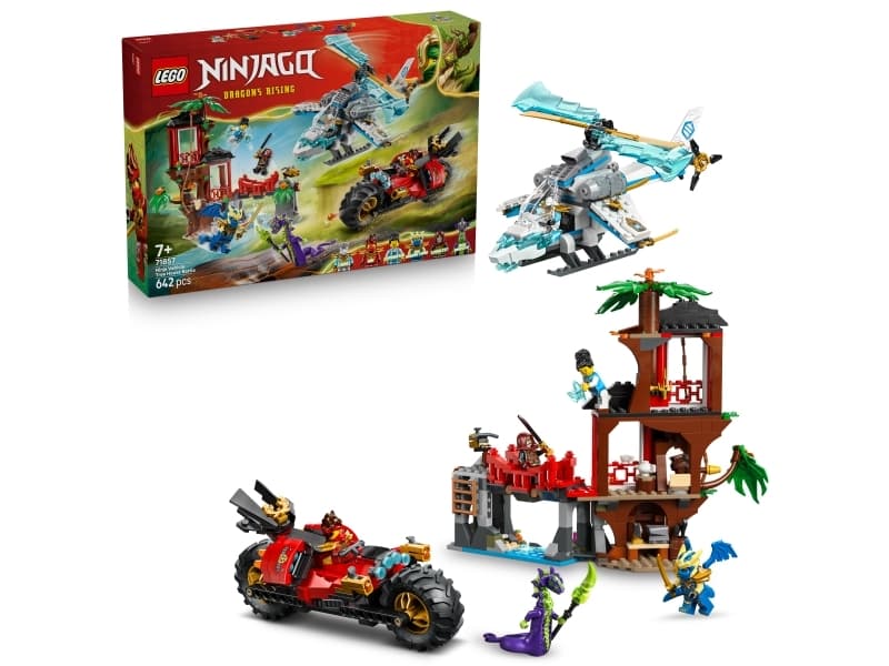 LEGO Ninjago 71857 Ninja-alukset taistelevat puunlatvamajasta