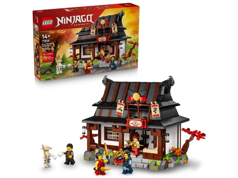 LEGO Ninjago 71858 Neljä aseseppää – 15-vuotisjuhlamalli