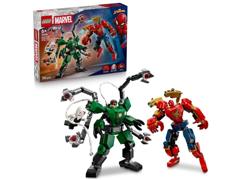 LEGO Super Heroes 76338 Robottien taistelu: Spider-Man vastaan Tohtori Mustekala
