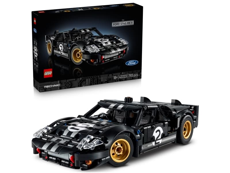 LEGO Technic 42223 1966 Ford GT40 MKII ‑kilpa-auto