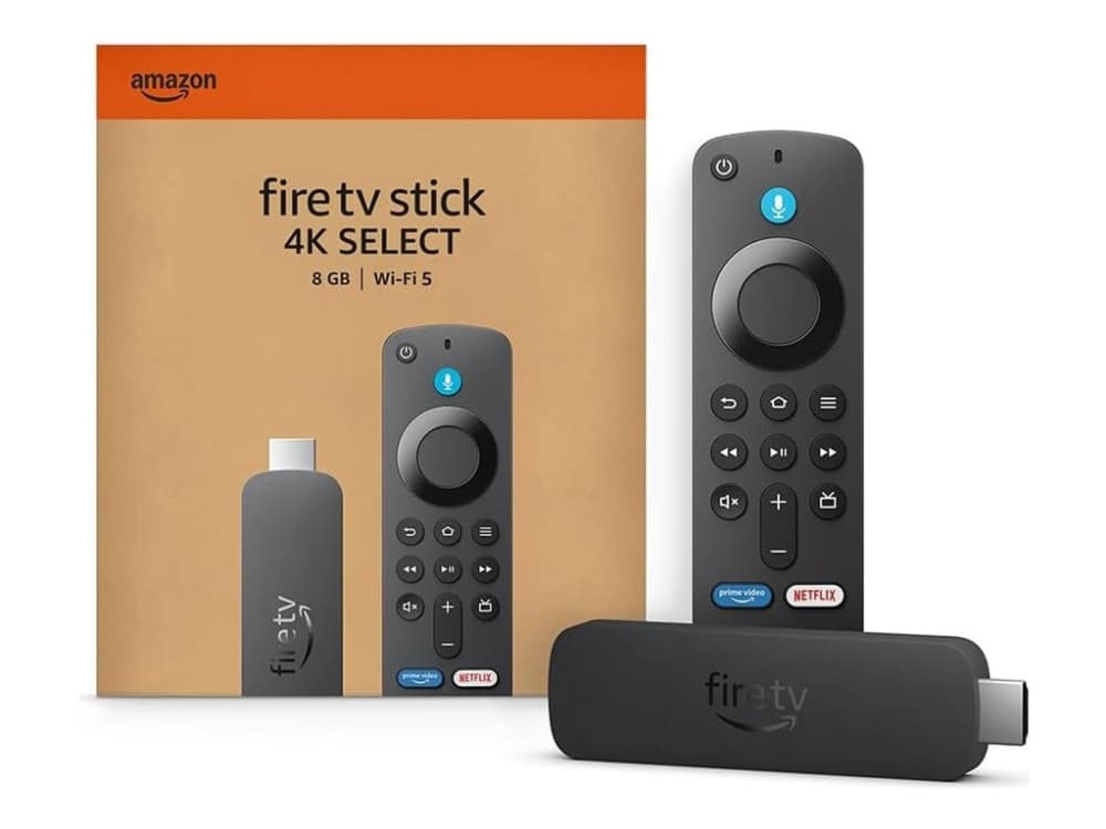 Amazon Fire TV Stick 4K Select - AV-afspiller - 8 GB - 4K UHD (2160p) - 60 kuvaa sekunnissa - HDR