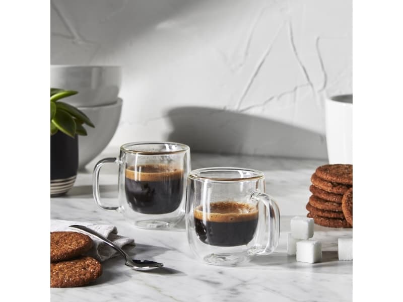 ZWILLING 39500-110, Läpinäkyvä, Borosilikaattilasi, Pyöreä, 2 kpl, Kirkas, 80 ml