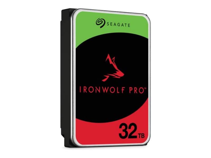 Seagate IronWolf Pro ST32000NT000 - Kiintolevy - 32 TB - sisäinen - 3,5 - SATA 6Gb/s - 7200 rpm - med 3 års Seagate Rescue Data Recovery