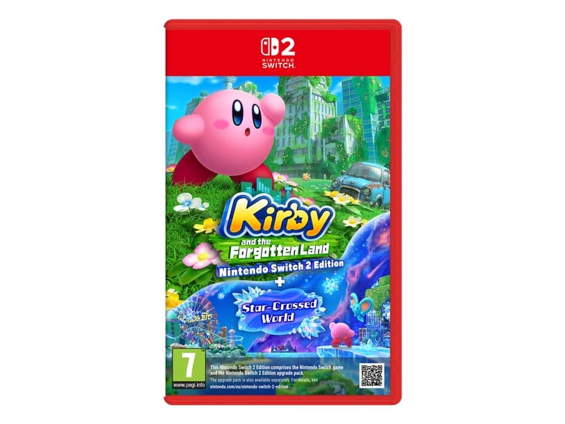 Nintendo Kirby and the Forgotten Land - Switch 2 Edition + Star-Crossed World (Switch 2), Nintendo Switch 2, Fyysinen media