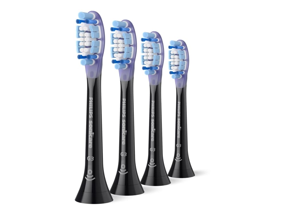 Philips Premium Gum Care HX9054/88 Harjaspääpakkaus, 4 kpl, 4 kpl, musta, 3 kuukautta, Pehmeä, 62000 liikettä minuutissa, Philips
