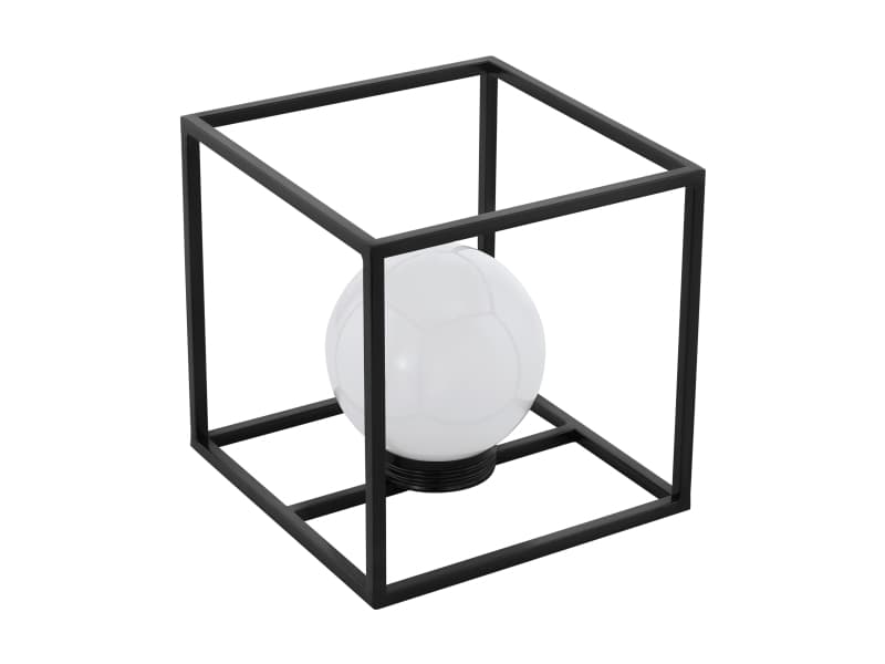 EGLO Solar, Musta, Valkoinen, Muovi, Terästä, Puutarha, III, LED, 0,06 W