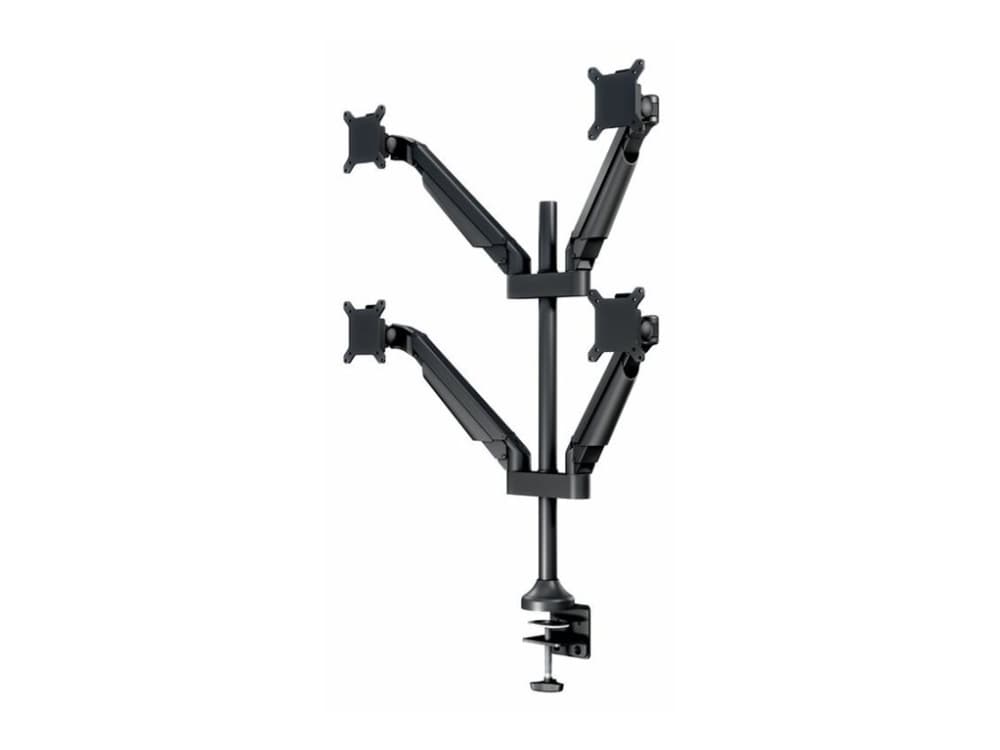 Multibrackets 7235, Puristin/Läpipultattu, 40 kg, 38,1 cm (15), 81,3 cm (32), 100 x 100 mm, Musta