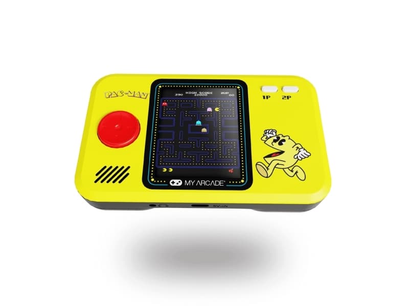 My Arcade DGUNL-4198, Arcade, musta, Keltainen, Analoginen, D-pad, Virtapainike, Valintapainike, Käynnistyspainike, Painikkeet, LED