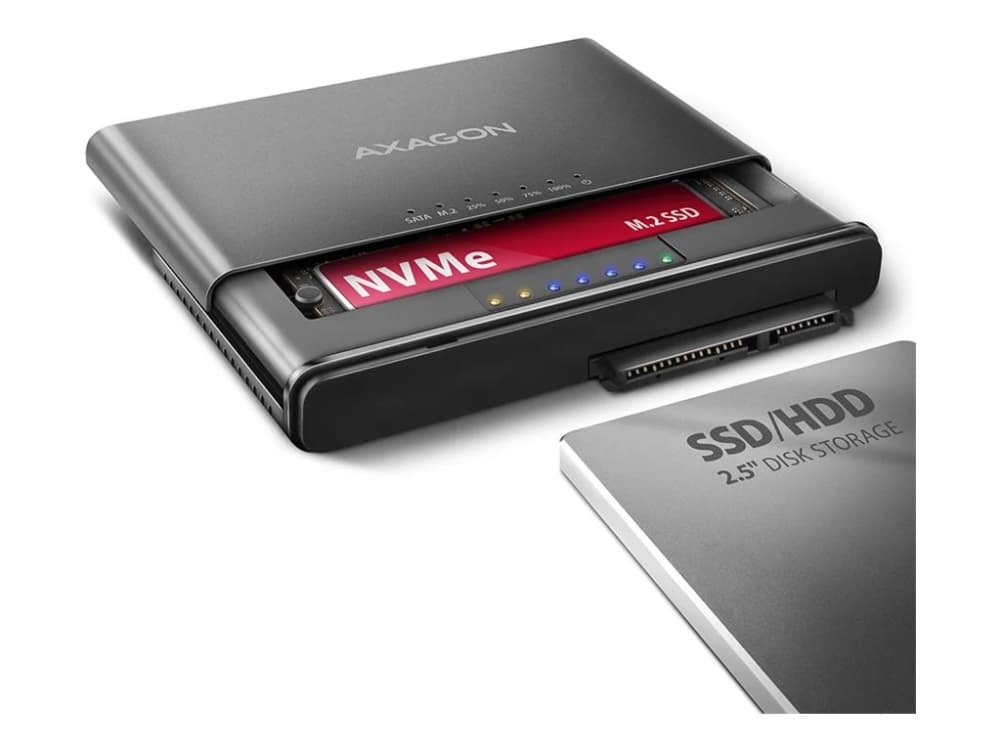 AXAGON ADSA-CC USB-C 10 Gbps NVMe M.2 2.5/3.5 S