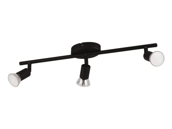 EGLO Buzz-Led, Pinta-asennettavat spottivalot, GU10, 3 lamppu(a), 2,8 W, 3000 K, musta