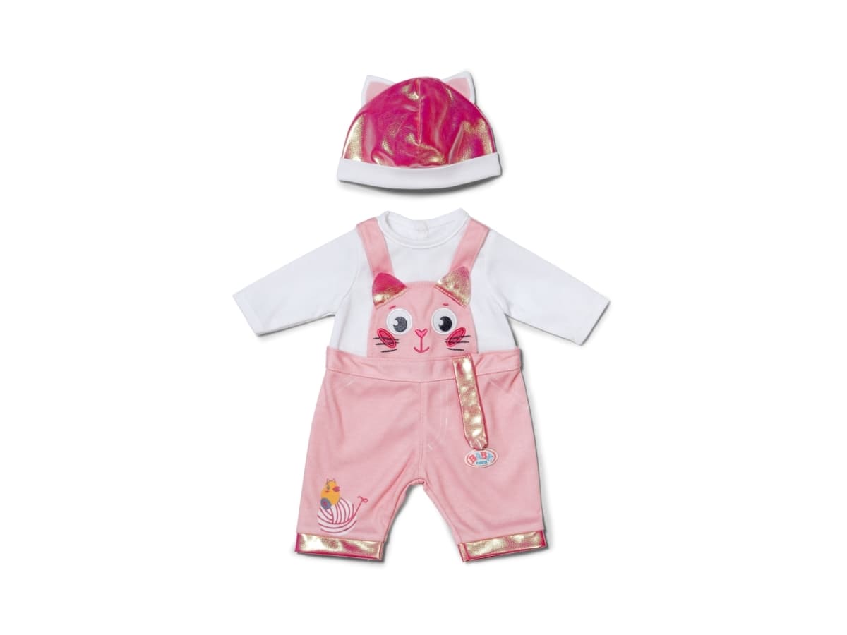 BABY born Onesie with Hat 43cm, Nuken vaatesetti, 3 vuosi/vuosia
