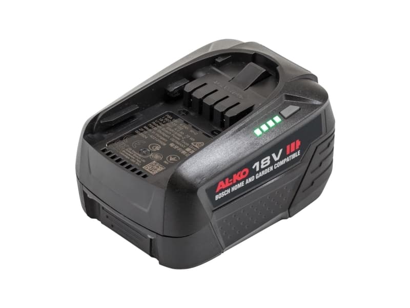AL-KO 114058, Akku, Litiumioni (Li-Ion), 4 ah, 18 V, Bosch, musta, Harmaa, Punainen