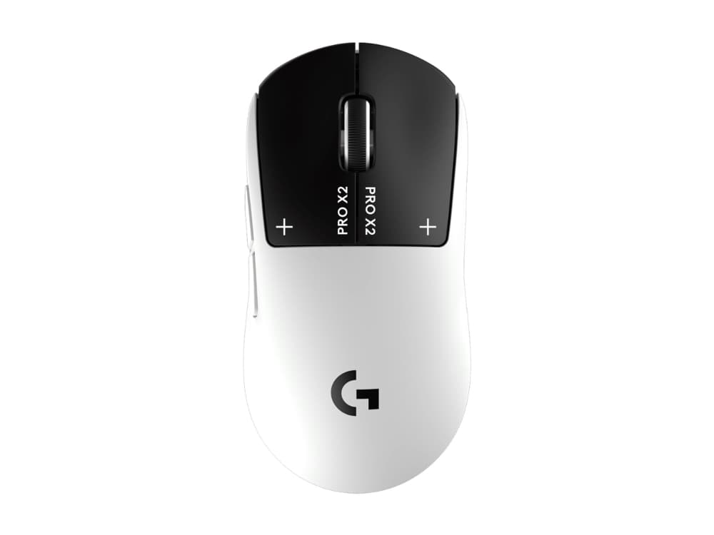 Logitech G PRO X2 SUPERSTRIKE, Oikeakätinen, Optinen, RF Wireless + USB Type-C, 44000 DPI, 0,125 ms, musta, Valkoinen