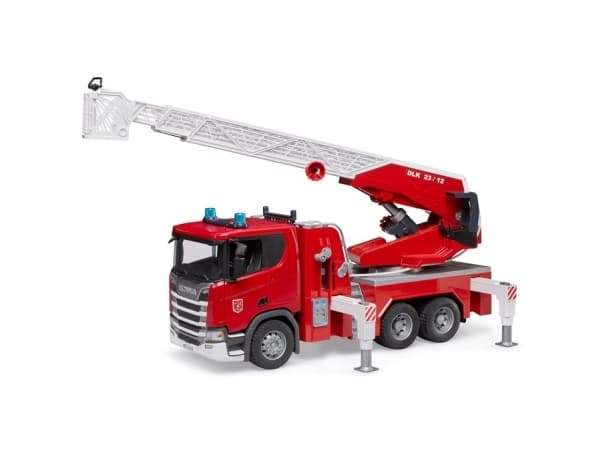 Bruder Scania Super 560R paloauto, jossa tikkaat, pumppu ja valo &amp ääni lelu