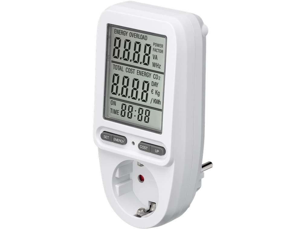 Goobay 64589. näyttö: LCD. virtalähde: AC, virta (maks.): 16 A, maks. teho: 3680 W. leveys: 146 mm, syvyys: 70 mm, korkeus: 74,5 mm (64590)