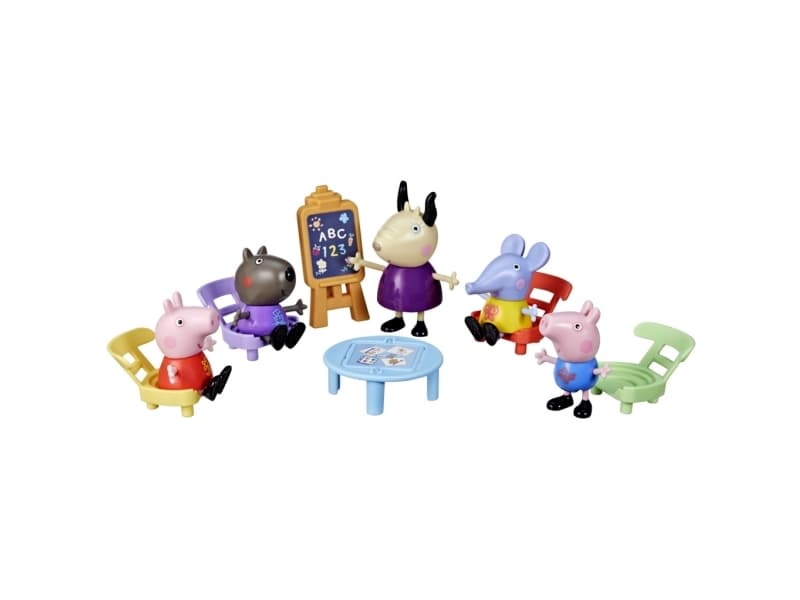 Hasbro Peppa""s Playgroup, Koulu, Peppa Pig, 3 vuosi/vuosia, Monivärinen, Muovi