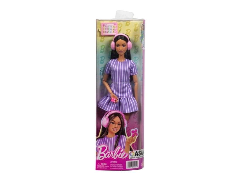 Barbie Fashionista nukke raidat (Autismi tietoisuus)