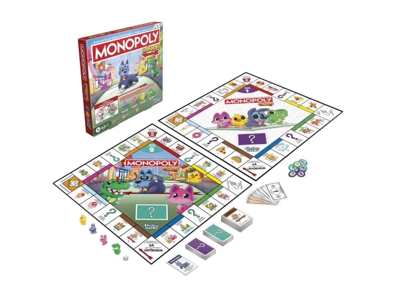 Monopoly Junior 2 i 1 DK/NO