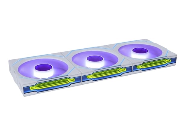 Lian Li SL-INFINITY, Tuuletin, 12 cm, 2100 RPM, 29 dB, 61,3 cfm, Valkoinen