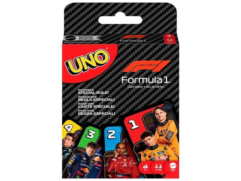 Games UNO Formula 1, Korttipeli, Eroon korteista -peli, 7 vuosi/vuosia